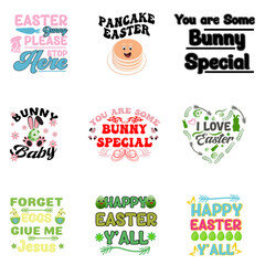 Easter day t-shirt design Bundle.