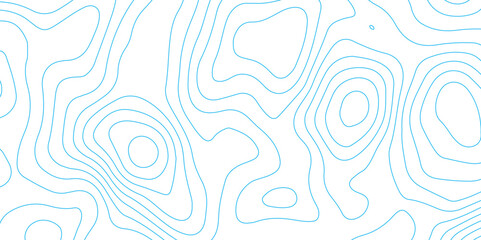 Abstract background with topographic contours map .white wave paper and geographic blue line abstract background .vector illustration of topographic line contour map design .