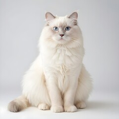 ragdoll cat sitting