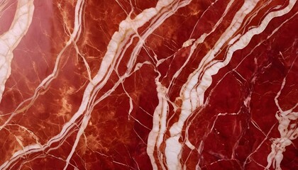 Red and white striped marble texture 