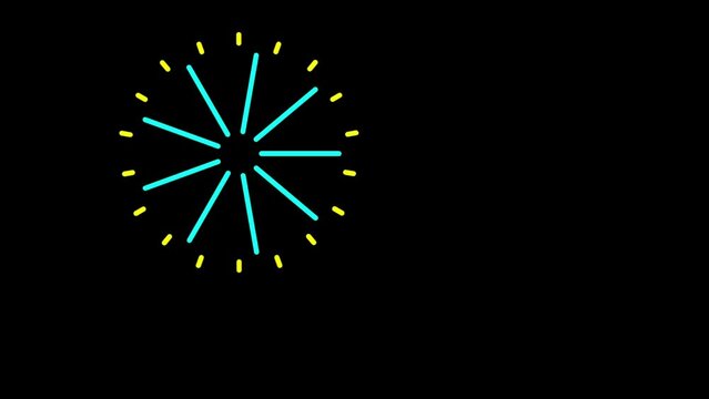 Background with fireworks for holiday party celebrations.