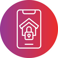 Home Security App Icon Style