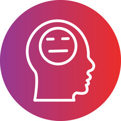 Calm Emotion Icon Style