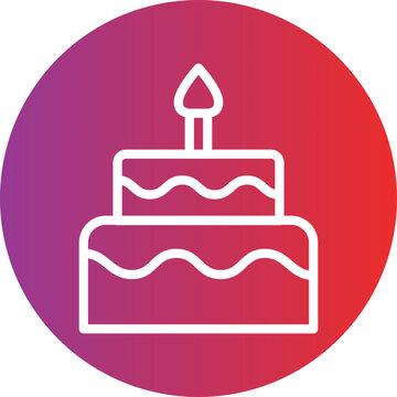 recommend clip art: Cake Icon Style