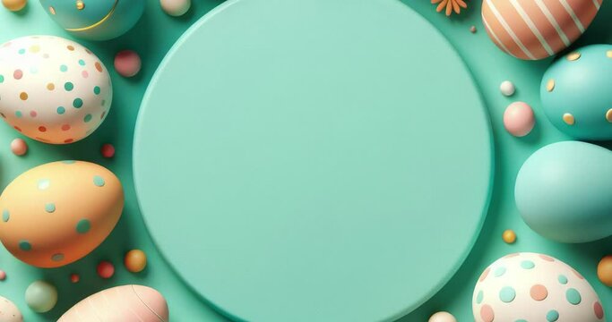easter eggs background for text	