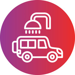 Car Wash Icon Style