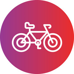Bicycle Icon Style © designing ocean