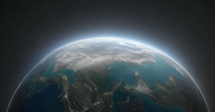 宇宙のから見た地球 © sky studio