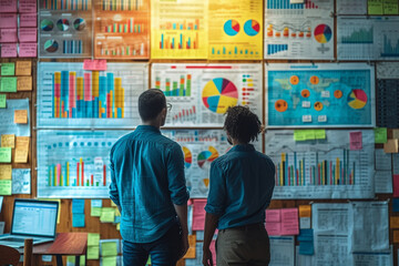 Obraz premium Corporate Team Analyzing Financial Figures in Office Meeting, Businessman Writing on Document with Pen, Closeup of Hands and Paper on Table in a Finance and Planning Session