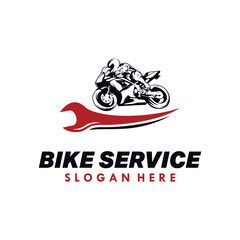 Bike Racing Logo Design Template