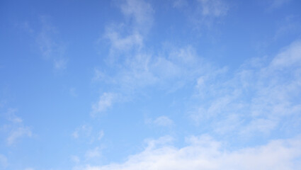 blue sky and white clouds sky background