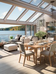 Fototapeta premium interior floating UHD Wallpaper