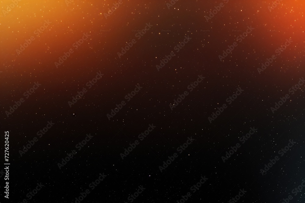Poster a blurry backdrop with sprinkles and golden hue with full empty space, generative ai.
