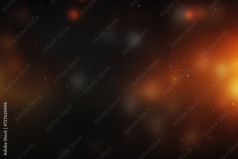 Aufkleber a blurry backdrop with sprinkles and golden hue with full empty space, generative ai.