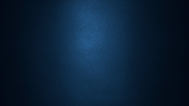Black-blue abstract paper background. Deep blue color. Gradient. Dark vintage background with space for design. rough texture.
