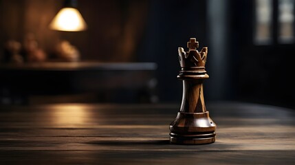 photo of chess pieces with a dramatic game background