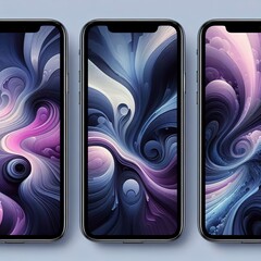 Wallpapers for iphone that are purple and blue