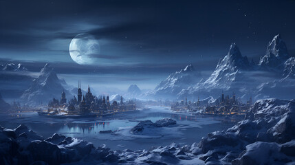 City of Ice Structures Metropolis