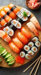 Sushi background 