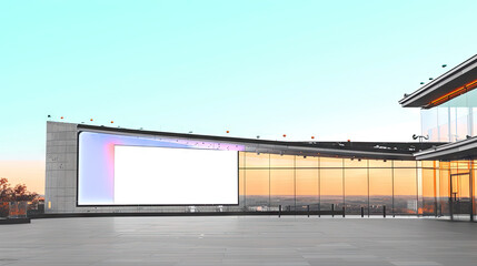Obraz premium the roof of an auditorium in a concrete building,