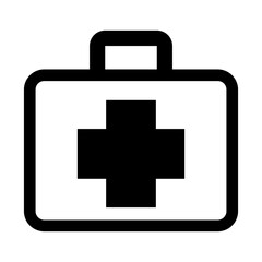 Obraz premium First aid kit icon