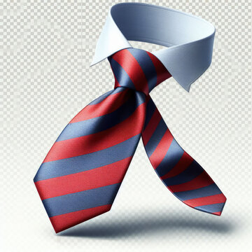 elegant striped silk necktie