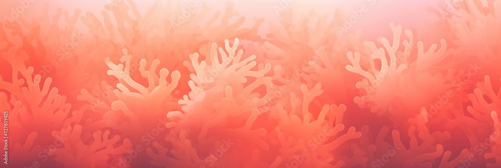 Poster gradient coral background. abstract art in bright colors with blurred blur effect for banner or web