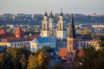 View of Kaunas in Lithuania