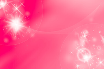 Abstract blurred soft pink and star light bokeh gradient mesh background. Valentines card, wallpaper background.	
