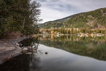 A Peaceful reflection at Cultus Lake, Canada