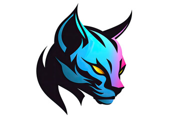 Obraz premium tribal wolf tattoo