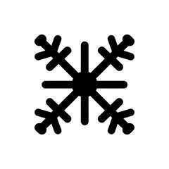 Frosty flurry snowflake icon