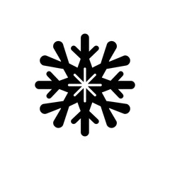 Winter wonder snowflake icon