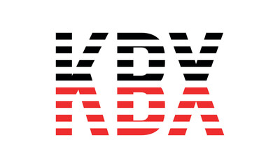 KBX three initial letter iconic line negative space minimal logo design vector template. monogram, abstract, wordmark, business, typography, minimalist, brand, company, flat, modern, unique, simple