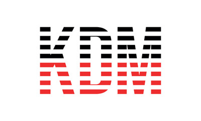 KDM three initial letter iconic line negative space minimal logo design vector template. monogram, abstract, wordmark, business, typography, minimalist, brand, company, flat, modern, unique, simple