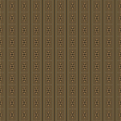 Seamless pattern Ar Deco style. Black and gold colour 