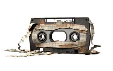 The Unraveled Melody on White or PNG Transparent Background.