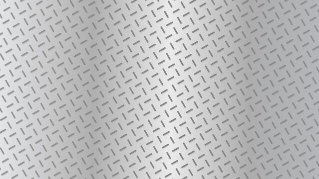 Aluminum metal checker plate pattern background design