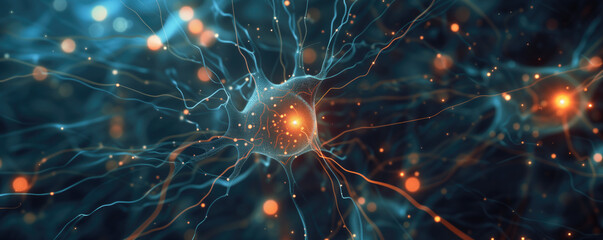 Abstract neural background