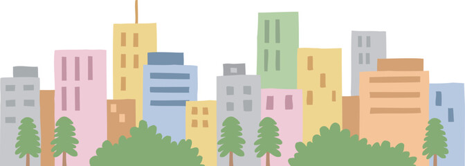 都市の街並み © SUNDAYS GRAPHICS