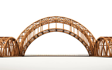Engineering Wonders Iconic Bridges on White or PNG Transparent Background.