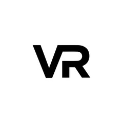Obraz premium vr logo design 