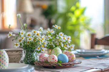 Easter setting table