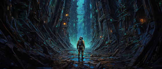 Wallpaper ultrawide 21:9, A mesmerizing post-apocalyptic world