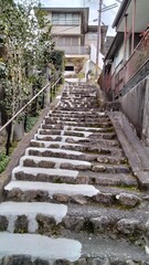 Obraz premium This is a scenery near Kyoto University and Yoshida Shrine in Kyoto, Japan.