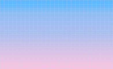 Grid pastel pink and blue gradient tile pattern vector background
