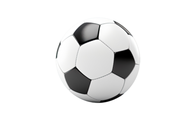 a Soccer Ball on White or PNG Transparent Background.