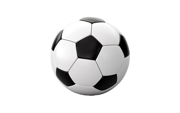 Soccer Ball for playing on White or PNG Transparent Background.