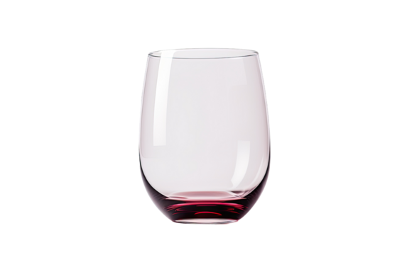 Elegant Sip Wine Glass on White or PNG Transparent Background.