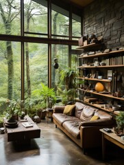 Fototapeta premium beautiful modern house UHD Wallpaper